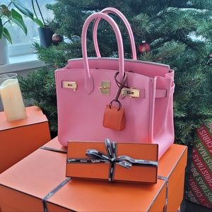 Hermes Birkin 30 Bubble Gum pink - brand new 🎁💝